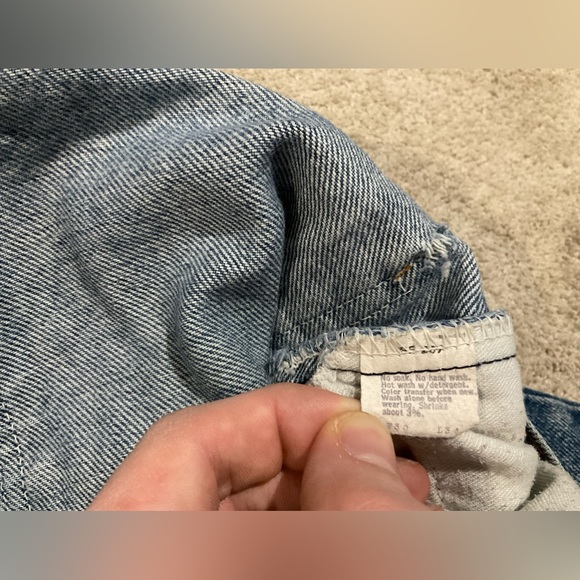 VINTAGE ORANGE TAB Levis’s Shorts - Picture 10 of 12